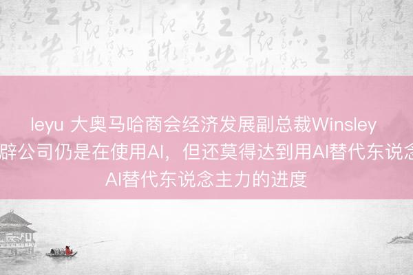 leyu 大奥马哈商会经济发展副总裁Winsley Durand：开辟公司仍是在使用AI，但还莫得达到用AI替代东说念主力的进度